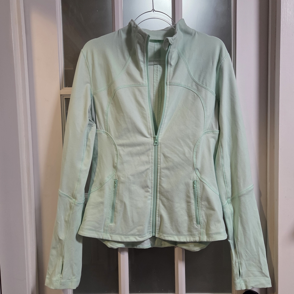 Women's Mint Green Lululemon Jacket Size 12